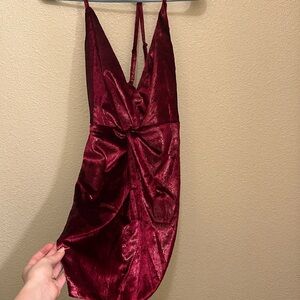 Lulus short red dress worn once like new
